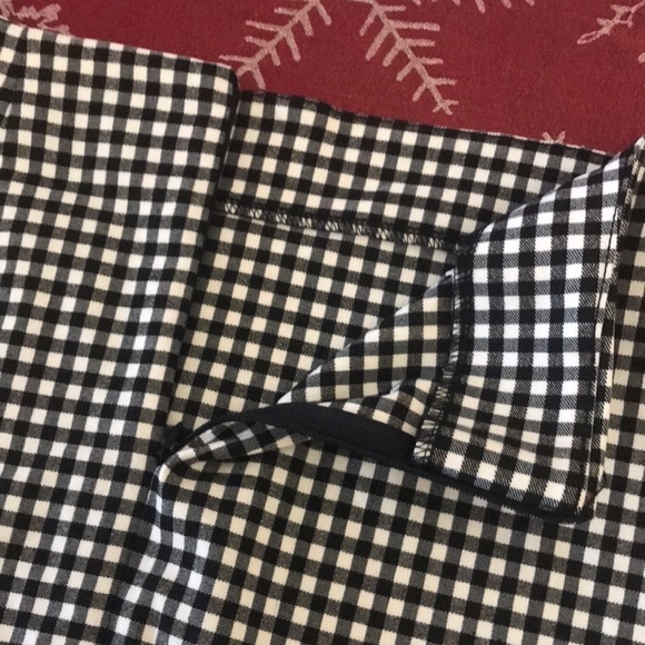 NWT Shinestar black/white checkered pencil skirt junior size small - Picture 3 of 7